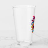 Regenboogharige zeemeermin met cocktail glas (Rechts)