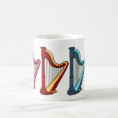 regenbooghars koffiemok (Center)