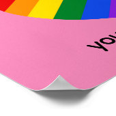 Regenbooghart #1 Poster (Hoek)