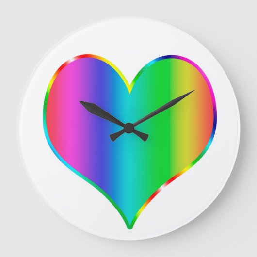 Regenbooghart Grote Klok (Voorkant)