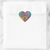 Regenbooghart Hart Sticker (Tas)