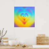 regenbooghart poster (Keuken)