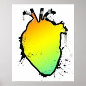 regenbooghart poster (Voorkant)