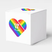Regenbooghart trots   bedankdoosjes (Voorkant Zijde)
