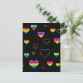 Regenboogharten Briefkaart (Staand voorkant)
