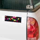 regenboogharten bumpersticker (Op Truck)