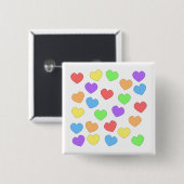 Regenboogharten Button 0001 (Voorkant /achterkant)
