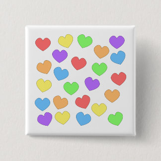 Regenboogharten Button 0001