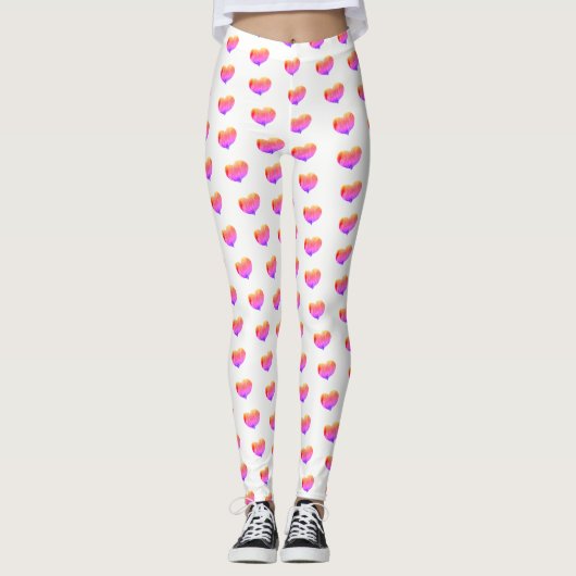Regenboogharten - leggings (Voorkant)