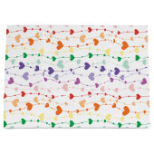  regenboogharten Patroon Kinder Groot Cadeauzakje (Voorkant)