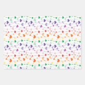  regenboogharten Patroon Kinder Inpakpapier Vel (Voorkant 3)