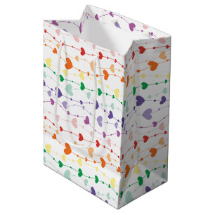 regenboogharten Patroon Kinder Medium Cadeauzakje