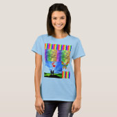 regenboogharten t-shirt (Voorkant volledig)