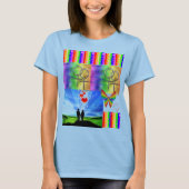regenboogharten t-shirt (Voorkant)