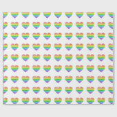 regenboogharten, verpakkingspapier cadeaupapier (Vlak)