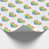 regenboogharten, verpakkingspapier cadeaupapier (Hoek)