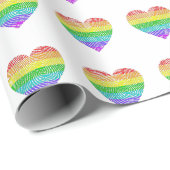 regenboogharten, verpakkingspapier cadeaupapier (Rol Hoek)
