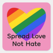 Regenboogharthart #1-2 Sticker (Voorkant)