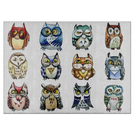 Regenbooghazen en waterverf van katten snijplank