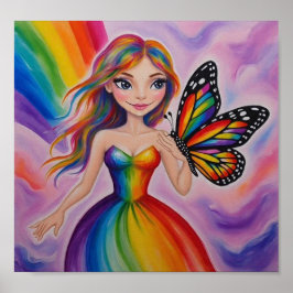 regenboogheks poster