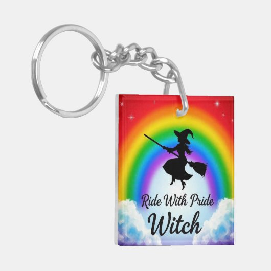 regenboogheks sleutelhanger (Voorkant Links)