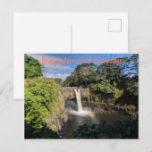 RegenboogHerfsten van het grote eiland Hawaii Briefkaart (Voorkant / Achterkant)