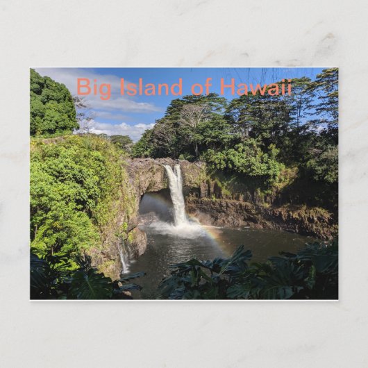 RegenboogHerfsten van het grote eiland Hawaii Briefkaart (Voorkant)