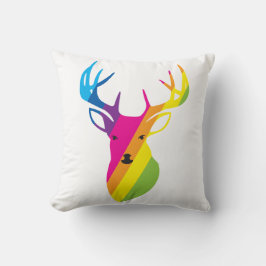 Regenbooghert Kussen