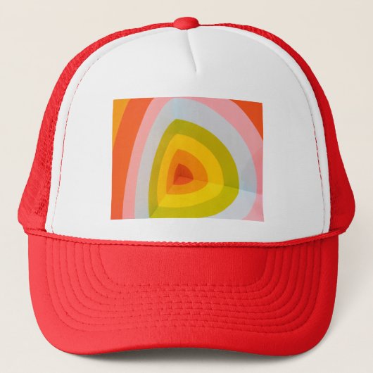 regenbooghoek trucker pet (Voorkant)
