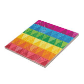 Regenbooghoeken Tegeltje (Zijkant)
