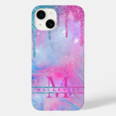 Regenboogholografisch glitter Drijft Hoesje-Mat zo Case-Mate iPhone Case (Achterkant)