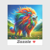 Regenbooghond Sticker (Vel)