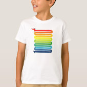 Regenbooghond T-shirt (Voorkant)