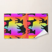 Regenbooghonden en kattenpooiedoekdoekjes bad handdoek (Handdoek)