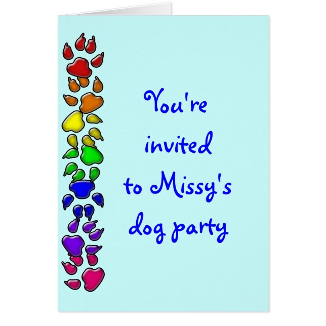 regenbooghondendruk (Voorkant)