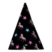 Regenbooghoorn en Pet van sterren Feesthoedjes (Rechts)