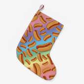 Regenbooghotdogs Kleine Kerstsok (Voorkant (Hangend))