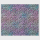 Regenboogijsgradiënt en luipspillen cadeaupapier (Vlak)