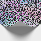 Regenboogijsgradiënt en luipspillen cadeaupapier (Hoek)