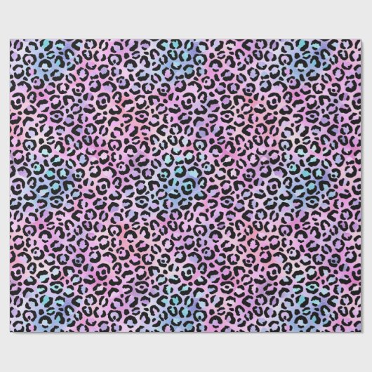 Regenboogijsgradiënt en luipspillen cadeaupapier (Vlak)