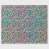 Regenboogijsgradiënt en luipspillen cadeaupapier (Vlak)