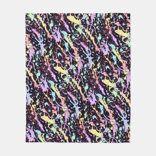 regenbooginktuitstorting extreem : fleece deken (Voorkant)