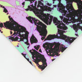 regenbooginktuitstorting extreem : fleece deken (Hoek)