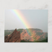 RegenboogKaart Briefkaart (Voorkant)