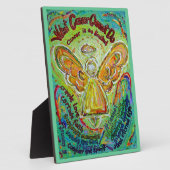 Regenboogkanker kan engel-schilderend plak niet do fotoplaat (Zijkant)