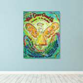 Regenboogkanker kan engels kunstschilderen niet do canvas afdruk (Insitu (Houten vloer))