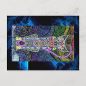 Regenboogkat Briefkaart (Voorkant)