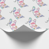 RegenboogKat Cadeaupapier (Hoek)