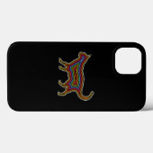 Regenboogkat Case-Mate iPhone Case (Achterkant (horizontaal))