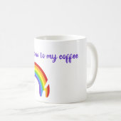 Regenboogkat Koffiemok (Voorkant rechts)